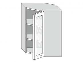 19.60.3у Шкаф настенный (h=913) угловой на 600мм со стекл. дверцей в Осе - osa.магазин96.com | фото