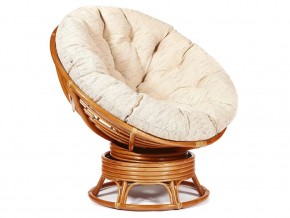 Кресло-качалка Papasan w 23/01 B с подушкой Cognac, ткань Старт в Осе - osa.магазин96.com | фото