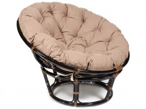 Кресло Papasan 23/01 W с подушкой Antique brown, экошерсть Коричневый в Осе - osa.магазин96.com | фото