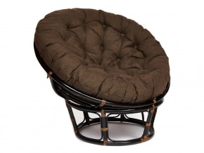 Кресло Papasan 23/01 W с подушкой Antique brown, ткань Коричневый в Осе - osa.магазин96.com | фото