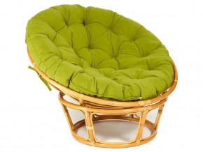 Кресло Papasan 23/01 W с подушкой Honey, флок Олива в Осе - osa.магазин96.com | фото