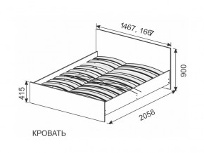 Кровать 1600х2000 ортопедическое основание в Осе - osa.магазин96.com | фото