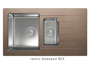 Мойка комбинированная Tolero twist TTS-890 Темно-бежевый 823 в Осе - osa.магазин96.com | фото