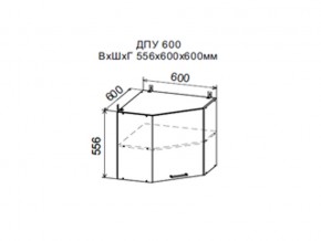 Шкаф верхний ДПУ600 угловой в Осе - osa.магазин96.com | фото